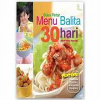 Image of BUKU PINTAR MENU BALITA 30 HARI